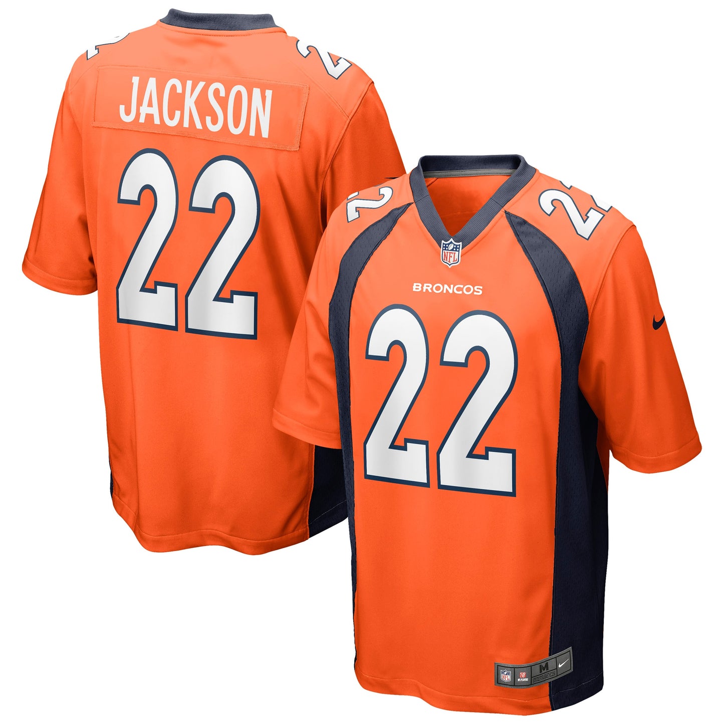 Kareem Jackson Denver Broncos Nike Game Jersey - Orange