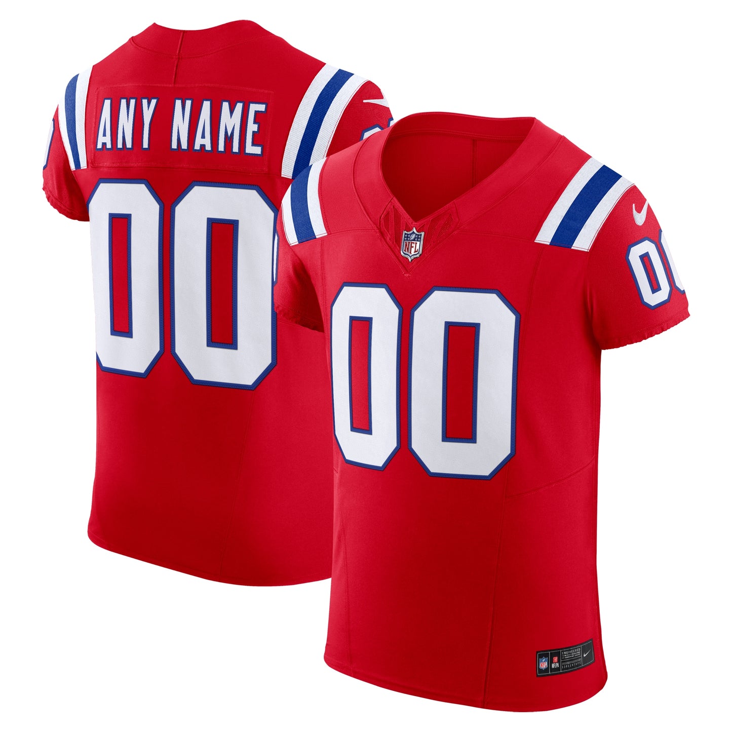 New England Patriots Nike Vapor F.U.S.E. Elite Custom Jersey - Red