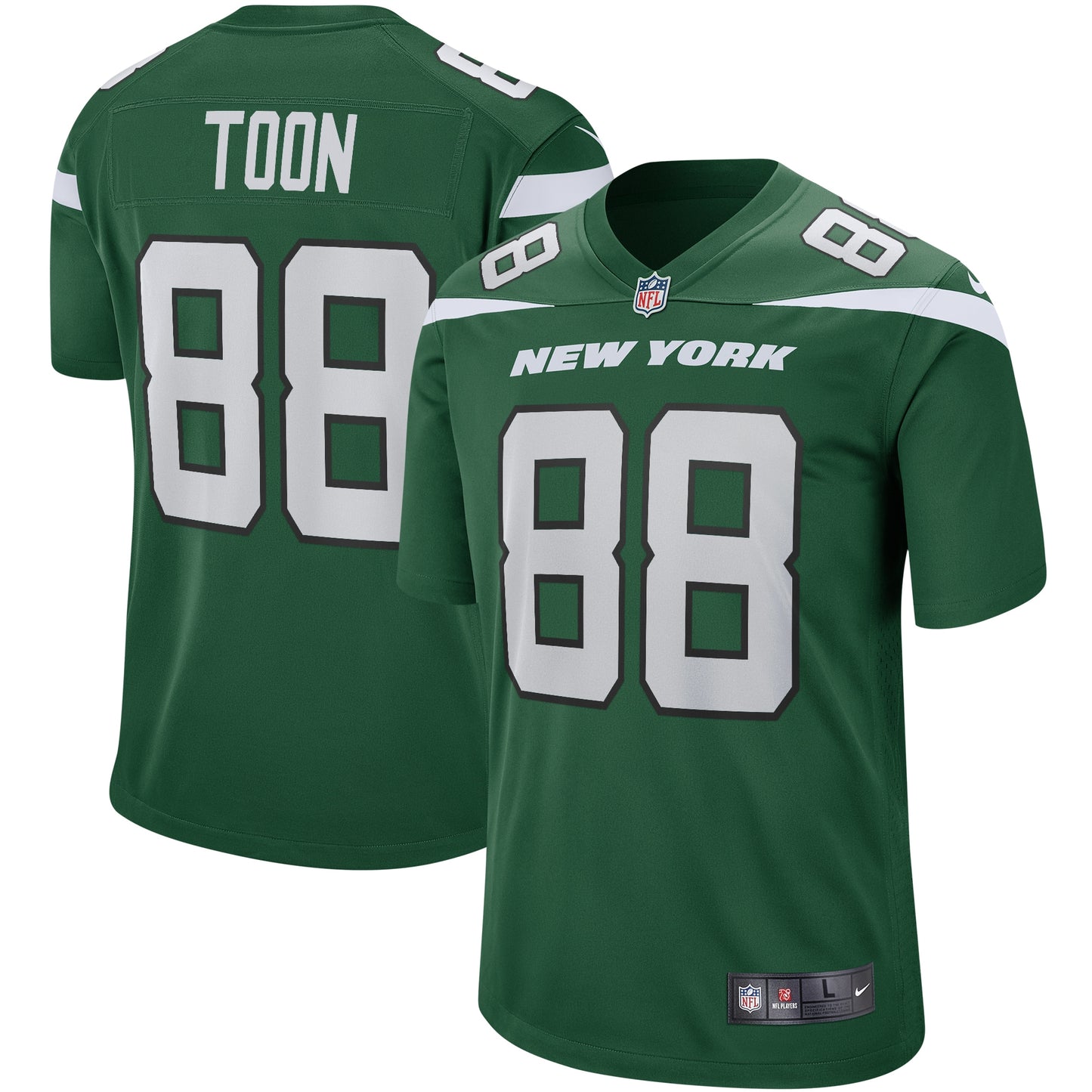 Al Toon New York Jets Nike Game Retired Player Jersey - Gotham Green